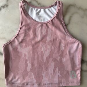 BuffBunny Pink Camo Crop Top